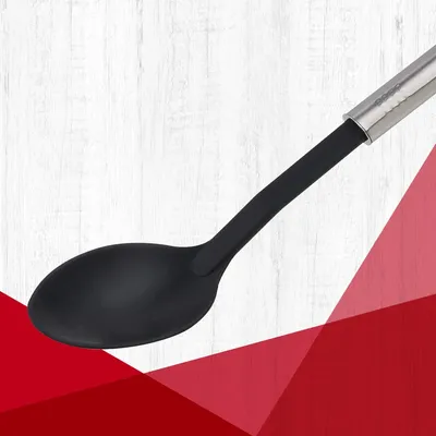 STAUB Premium Silikon-Servierlöffel – Schwarz, Antihaftbeschichtet, Schonend Für Kochgeschirr