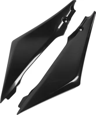 Produktbild von 2 Stück Motorrad-Gastank-Seitenabdeckung, glänzend schwarz, Sitzverkleidung, Verkleidungsverkleidung, Ersatz für Suzuki R1000 K5 2005 bis 2006