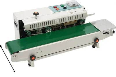 Produktbild von Bandversiegler, Automatischer Betrieb, Einstellbare Versiegelungsdicke, WEISS