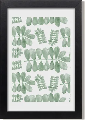 Produktbild von Bild 20x30 MDF-Rahmen, Wandkunst Eukalyptusblätter