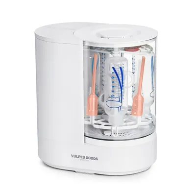 Produktbild von Vulpes Goods® PRO Sterilisator für babyflaschen In 360° Turbo-Jet Reinigung| baby bottle washer mit trockner&All-in-One Plug & Play System