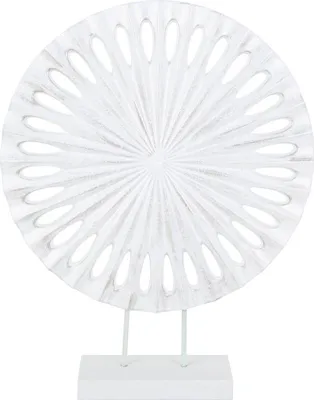 Produktbild von TrendLine Dekoaufsteller Holz Mandala 38 x 30 cm weiß