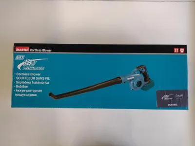 Obrázok produktu pre Makita DUB186Z, Ručné dúchadlo, Čierna, Modrá, Elektrický, Batérie, 18 V, Lithium-ion (Li-ion)