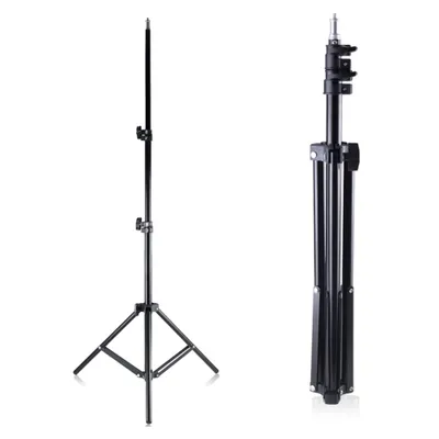 Produktbild von Einstellbarer Metalllichtst?nder - Max. H?he 1,6 m / 5,2 ft, 1/4 Zoll Schraube - Fr Fotostudio LED-Videoleuchten, Regenschirme und Ringleuchten