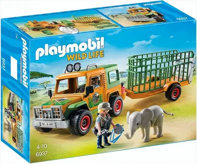 Immagine prodotto di PLAYMOBIL 6937 - Veicolo fuoristrada Ranger con rimorchio