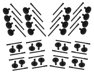 Image de 32 pièces de clips plastiques pour voiture Passages de roue Élargisseurs d'ailes.