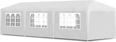 Zdjęcie produktu dla Namiot imprezowy, 3 x 9 m, biały