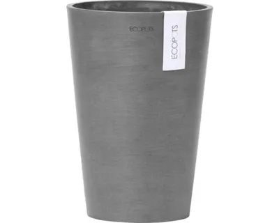 Produktbild von Blumensäule Ecopots Pisa Kunststoff Ø 21 cm H 29,8 cm grau