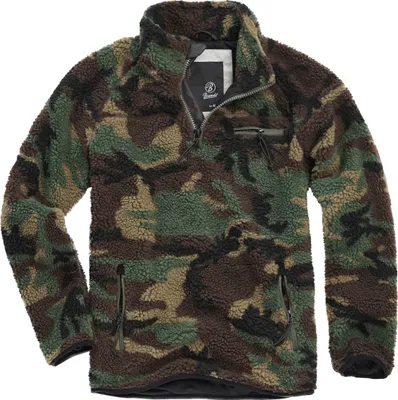 Produktbild von Brandit Teddyfleece Pullover Farbe: Camouflage, Grösse: S