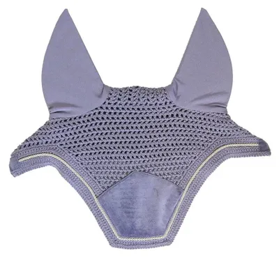 Produktbild von Kentucky Horsewear Fliegenmütze Wellington Velvet Lila Full