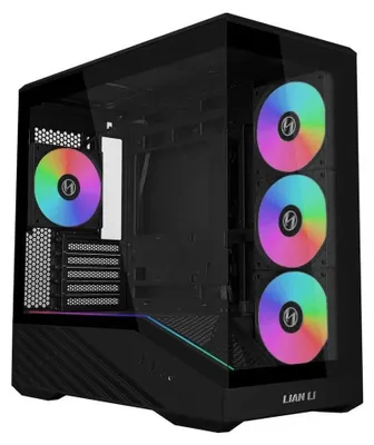 Obrázok produktu pre Lian Li Vector V100R MINI, Mini Tower, PC, Čierna, micro ATX, Mini-ITX, Plast, Oceľ, Temperované sklo, Hranie