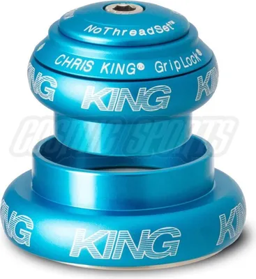 Image de Jeu de direction Chris King NoThreadSet Tapered, roulement en acier inoxydable, 1 1/8"-1.5", GripLock, EC34/28.6