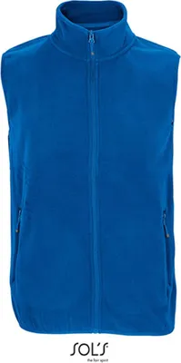 Image de SOLs 03822 | Bodywarmer polaire zippé Factor unie - Farbe : Royal Blue - Größe : M