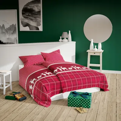 Zdjęcie produktu dla Kompletny Bawełniany Rękaw 160X200 + 2-Podkładka 70X80 Cm
