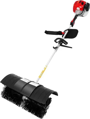Immagine prodotto di Spazzaneve elettrico portatile con motore. Aspirafoglie elettrico da 1700 W. Spazzatrice commerciale. Spazzatrice a benzina da 52cc, a 2 tempi