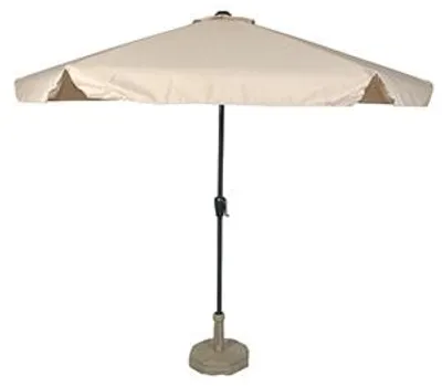 Produktbild von Lesli Living - Sonnenschirm zum Aufklappen Gemini - Beige - Ø300cm