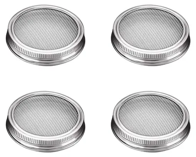 Produktbild von Edelstahldeckel für Keimgläser für Einmachgläser mit großer Öffnung