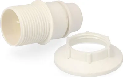 Produktbild von 5 Schraubfassungen Weiß E-14 + Verpackungsring
