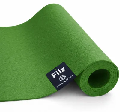 Produktbild von Bastelfilz - 2 mm Stärke - Für DIY-Projekte und Dekoration - Grasgrün 300 x 30 cm