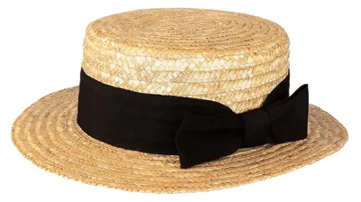 Image de Chapeau Boland Condoliero, chapeau de paille pour Venise, gondolier, déguisement, carnaval, soirée à thème