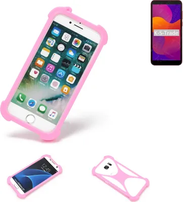 Produktbild von K-S-Trade Handy Hülle kompatibel mit Huawei Honor 9S Schutz Hülle Bumper Silikon Schutz Hülle Cover Case Silikoncase Silikonbumper TPU Softcase