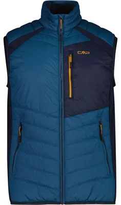 Immagine prodotto di CMP, gilet da uomo, modello Hybrid, colore blu, taglia 54