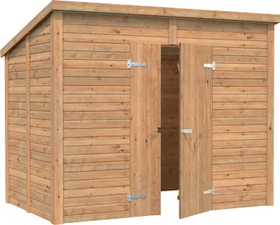 Produktbild von Palmako Gerätehaus Leif 4,5 m² - 16 mm Hellbraun tauchimprägniert