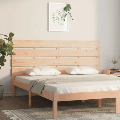 Produktbild von Design Möbel Kopfteil 140x3x80 cm Massivholz Kiefer - 2024 Neu