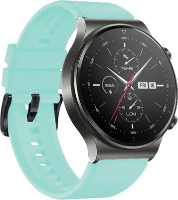 Produktbild von Silikonarmband für Huawei Watch GT 2, 3, 4, 2 Pro, 3 Pro, 4 Pro, GT 2e - Hellgrün