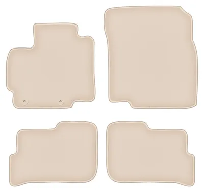 Produktbild von DURBAN Beige Velours-Fußmatten-Set für Mitsubishi Space Star II Schrägheck (2013-)