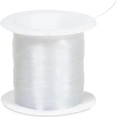 Image de Ficelle en nylon transparente 100 mètres - lot de 10 pièces - 0,2 mm