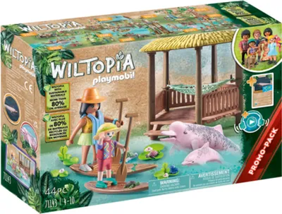 Produktbild von PLAYMOBIL Wiltopia 71143 Wiltopia - Paddeltour mit den Flussdelfinen