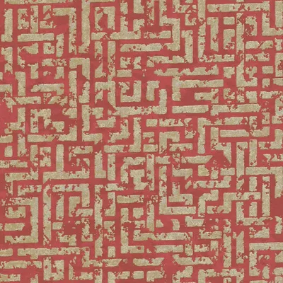Produktbild von Profhome 386954-GU Grafik Tapete Metallische Akzente rot gold silber 5,33 m2
