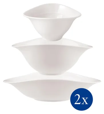 Immagine prodotto di Set di 6 ciotole Vapiano, dimensioni 261 x 210 x 162 mm, marca Villeroy & Boch, codice articolo 1042578549, EAN 4003686364806