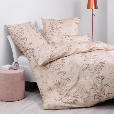 Produktbild von Janine Interlock Feinjersey Bettwäsche Carmen S in 135x200 + 80x80 cm 55114-04 mocha kupfer