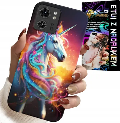Zdjęcie produktu dla Etui Do Motorola Edge 40 - Jednorożec Wzory Dla Dziewczynek Prezent