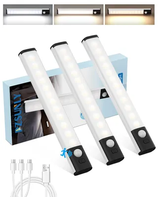 Obrázek produktu pro LED podsvícení do skříněk s pohybovým senzorem, 3 kusy