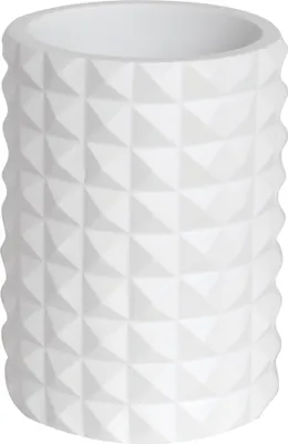 Produktbild von MSV 3700703955511, Freistehender Zahnbürstenhalter, Polyresin, Weiß, 165 mm, 165 mm, 175 mm