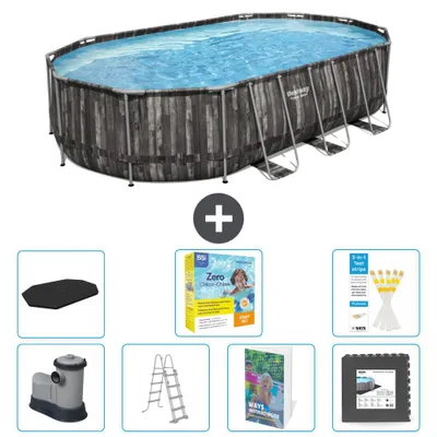Immagine prodotto di Bestway Power Steel Oval - 610x366x122 cm - 8 pezzi S607