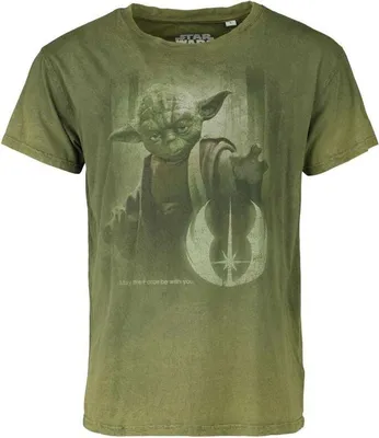 Produktbild von Star Wars T-Shirt Herren Yoda - May The Force Be With You grün M