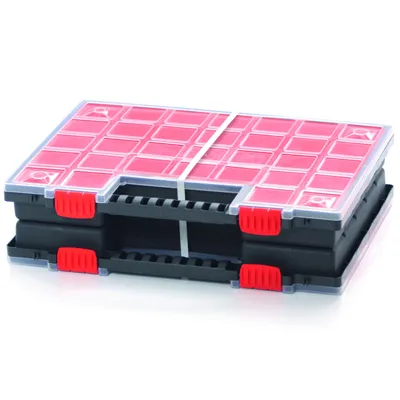 Obrázek produktu pro Duo Organizér na nářadí Krabice na třídění 40 x 30,3 x 10 cm až 42 boxy