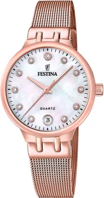 Image de Juste le temps bande maille Festina Rosa Collection Mademoiselle - femme