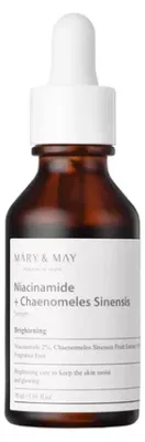 Zdjęcie produktu dla Mary&May Niacinamide + Chaenomeles Serum o działaniu rozjaśniającym i normalizującym, 30ml