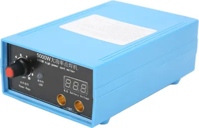 Zdjęcie produktu dla Zgrzewarka punktowa 5000W Ręczna miedziana igła Cyfrowy wyświetlacz rurowy Akumulatorowy zestaw do zgrzewania punktowego