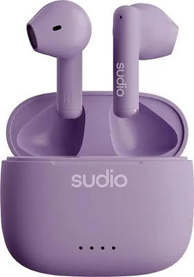 Obrázek produktu pro Sudio A1PUR, True Wireless Stereo (TWS), Hovory/hudba, 35,8 g, Sluchátka s mikrofonem, Purpurová