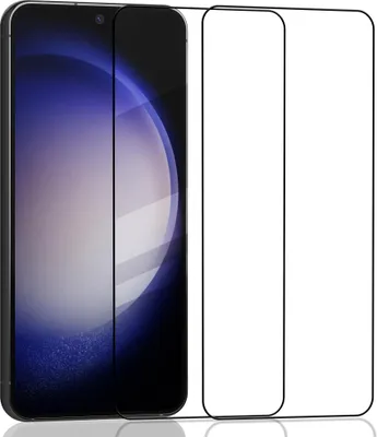 Produktbild von 2-Pack Samsung S23 Displayschutzfolie - Gehärtetes Glas 9H - Super Qualität 3D