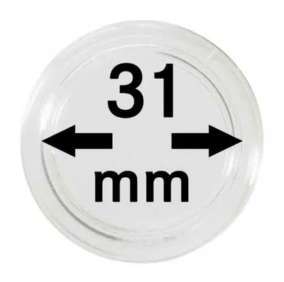 Produktbild von Lindner 2250031P Münzkapseln 31 mm-10er Pack