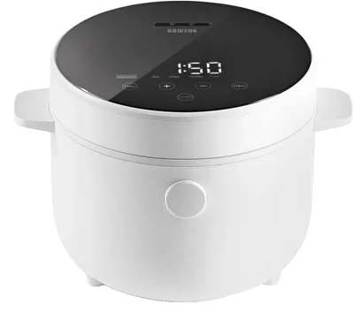Image de N8WERK Cuiseur à riz numérique 2l écran tactile sans collage & surcuisson fonction maintien au chaud automatique & protection contre la surchauffe insert cuit-vapeur inclus