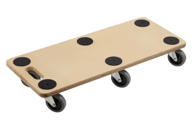 Produktbild von Metafranc Transportroller 680 x 290 mm 300 kg Tragkraft TPE Räder Möbelroller
