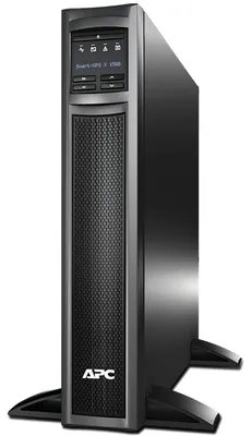 Produktbild von APC Smart-UPS X 1500VA, 1,5 kVA, 1200 W, 50/60 Hz, 600 J, 40 dB, NEMA 5–15R